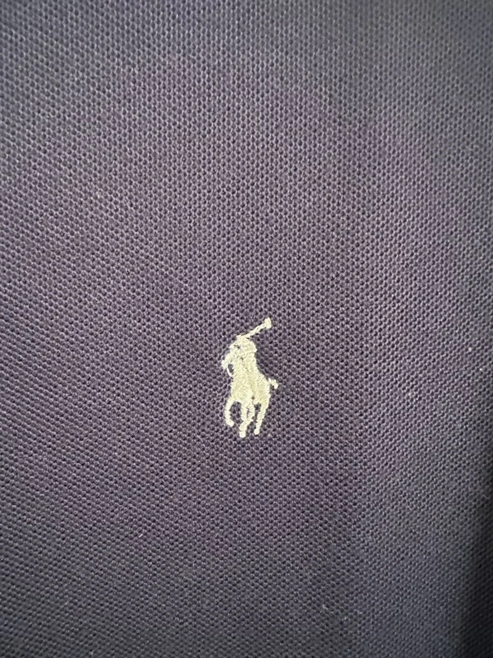Polo Ralph Lauren Navy Polo Shirt Men XL White Pony Short Sleeve Cotton